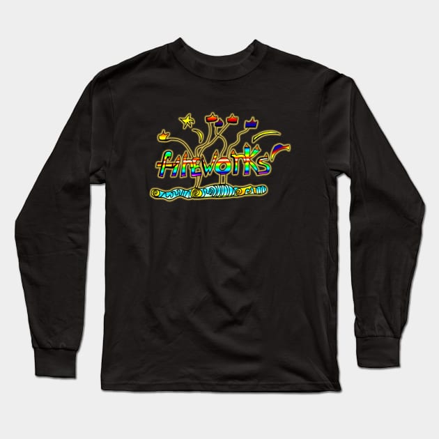 Fireworks Long Sleeve T-Shirt by IanWylie87